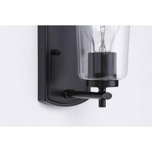 Adley Collection 1-Light Matte Black Clear Glass New Traditional Bath ... with Installation Insights a Practical Guide to the Adley Collection 3-Light Vanity