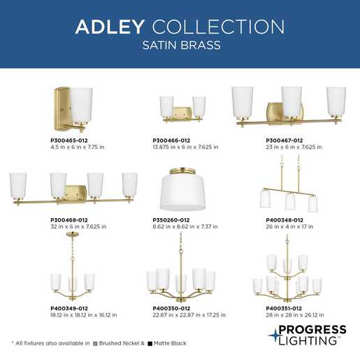 Adley Collection Three-Light Satin Brass Etched Opal Glass New ... intended for Installation Insights a Practical Guide to the Adley Collection 3-Light Vanity