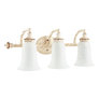 Alameda 3-Light Vanity Fixture - French Country - Bathroom Vanity ... in Alameda 3-Light Vanity Fixture, Persian White