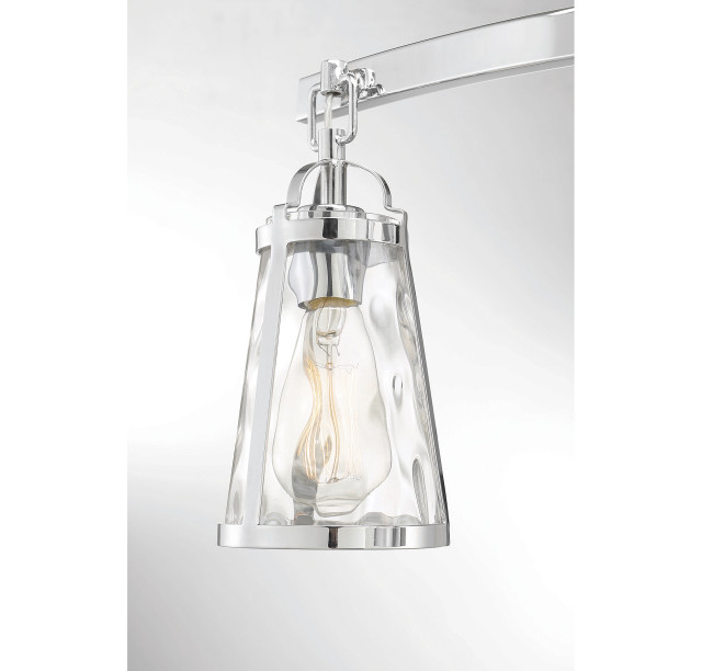 Albany 3-Light Bath Bar - Transitional - Bathroom Vanity Lighting - By ... inside A Closer Look at the Albany 2-Light Polished Chrome Bath Bar's Specifications