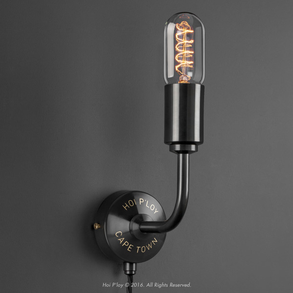 Alfie 90 Gunmetal Wall Sconce | Hoi P'loy | The Gunmetal Wall Sconce ... with regard to Alfie 2-Light Wall Sconce, Black