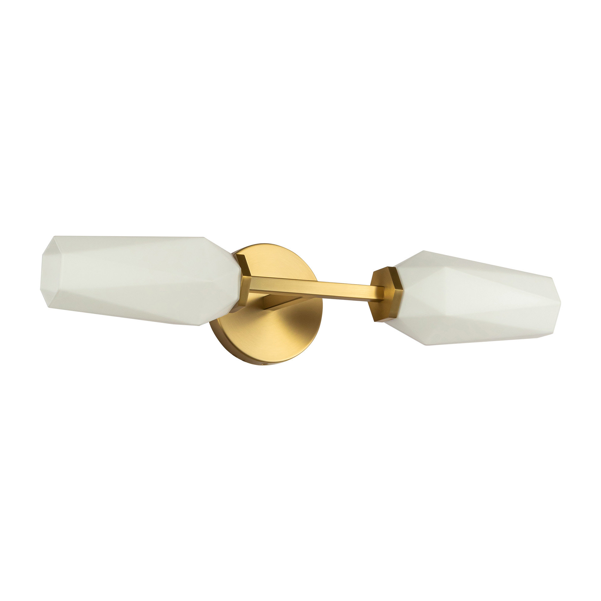 Alora Mood Krysta 2 - Light Vanity Light | Wayfair in Alora Mood Krysta 1 Light 11" Bath Vanity Light, Brushed Gold