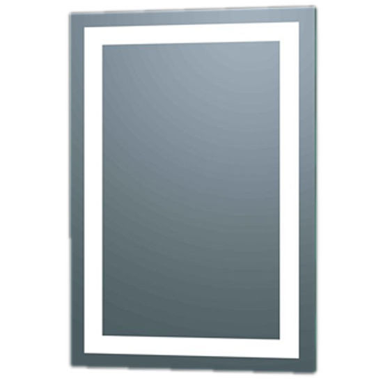 Bathroom Mirror - Illume Led Backlit Rectangle Mirror By Afina ... pertaining to Creating the Perfect Ambiance Using Afina LED Bath Lighting A Step-by-Step Guide