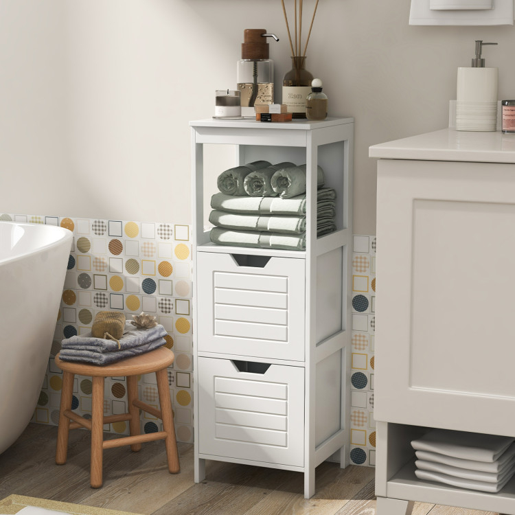 Bathroom Wooden Floor Cabinet Multifunction Storage Rack Stand ... inside Beyond Storage Exploring the Multifaceted Uses of Your Costway Organizer Rack
