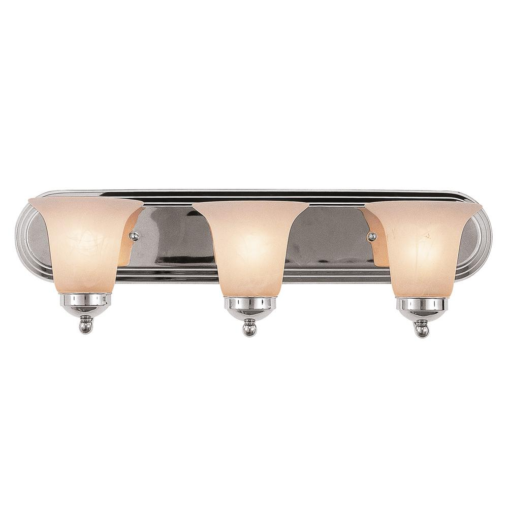 Bel Air Lighting Cabernet Collection 3-Light Polished Chrome Bath Bar ... in Adorn Collection 3-Light Bath Light, Polished Chrome