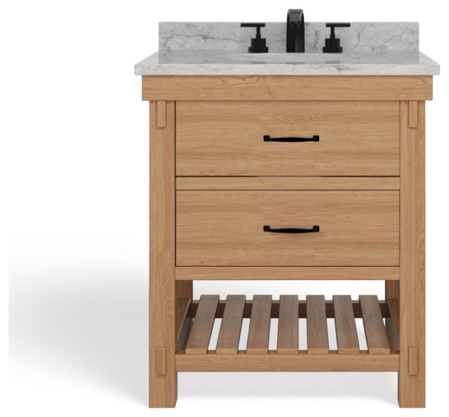 Bosque Bath Vanity, 30" - Transitional - Bathroom Vanities And Sink ... for Creating Serene Spaces Exploring Features of a Bosque Bath Vanity