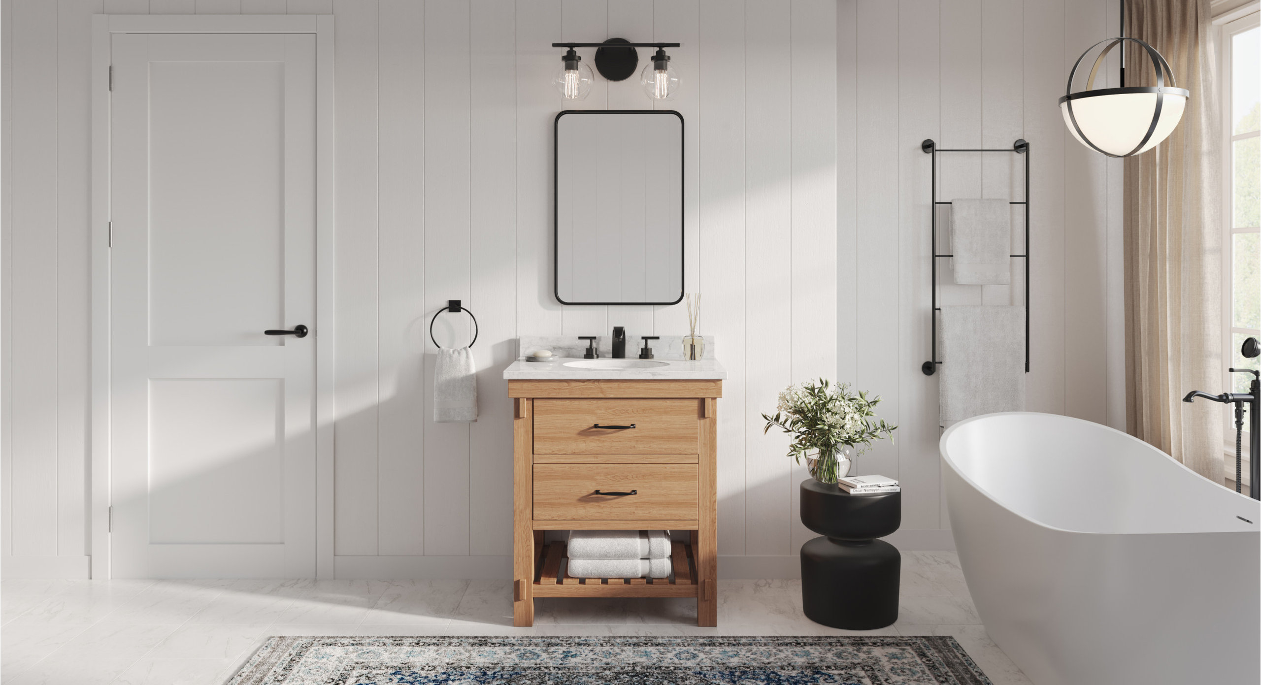 Bosque Bath Vanity, 30" - Transitional - Bathroom Vanities And Sink ... in Creating Serene Spaces Exploring Features of a Bosque Bath Vanity
