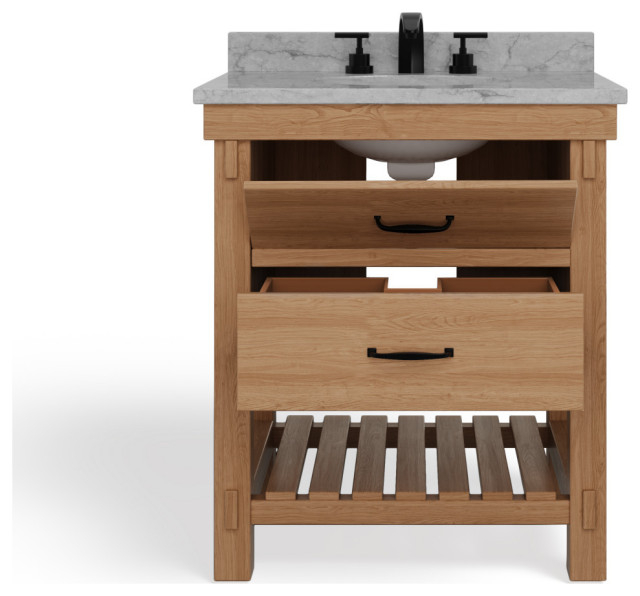 Bosque Bath Vanity, 30" - Transitional - Bathroom Vanities And Sink ... intended for Creating Serene Spaces Exploring Features of a Bosque Bath Vanity