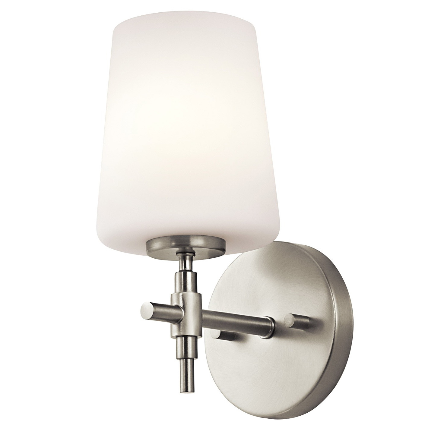 Brushed Nickel Wall Sconce With Switch | Home Design Ideas regarding Choosing the Right Lighting How the Alexus 4 Light Sconce Enhances Any Room
