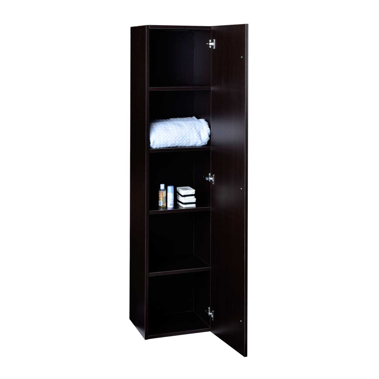 Buy 16 Inch X 67 Inch Linen Cabinet In Espresso Tn-N1200-Sc-Wg On ... for ConceptBaths Linen Cabinet Installation Made Simple A Step by Step Guide