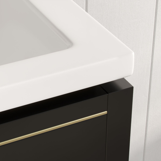 Celios Bathroom Vanity, 24" - Transitional - Bathroom Vanities And Sink ... within Creating a Luxurious Bathroom Oasis with a Black Vanity and Brass Details
