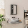 Costway Bathroom Wall Cabinet Single Mirror Door Cupboard Storage ... in Costway Bathroom Cabinets Unveiled Essential Features and Considerations