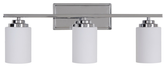 Craftmade Albany 3-Light Bathroom Vanity Light In Chrome, 25.000 ... with regard to Installation Insights A Practical Guide to Setting Up Your Albany 3-Light Bath Bar