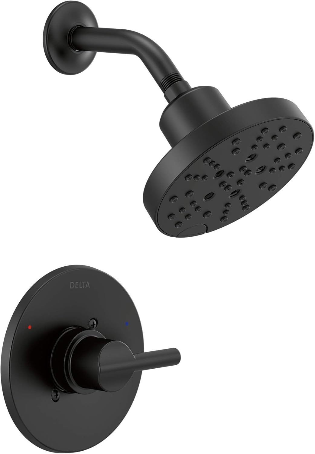 Delta 142749-Bl Nicoli Tub Shower, Matte Black regarding Delta Roman Tub Trim With Hand Shower Matte Black