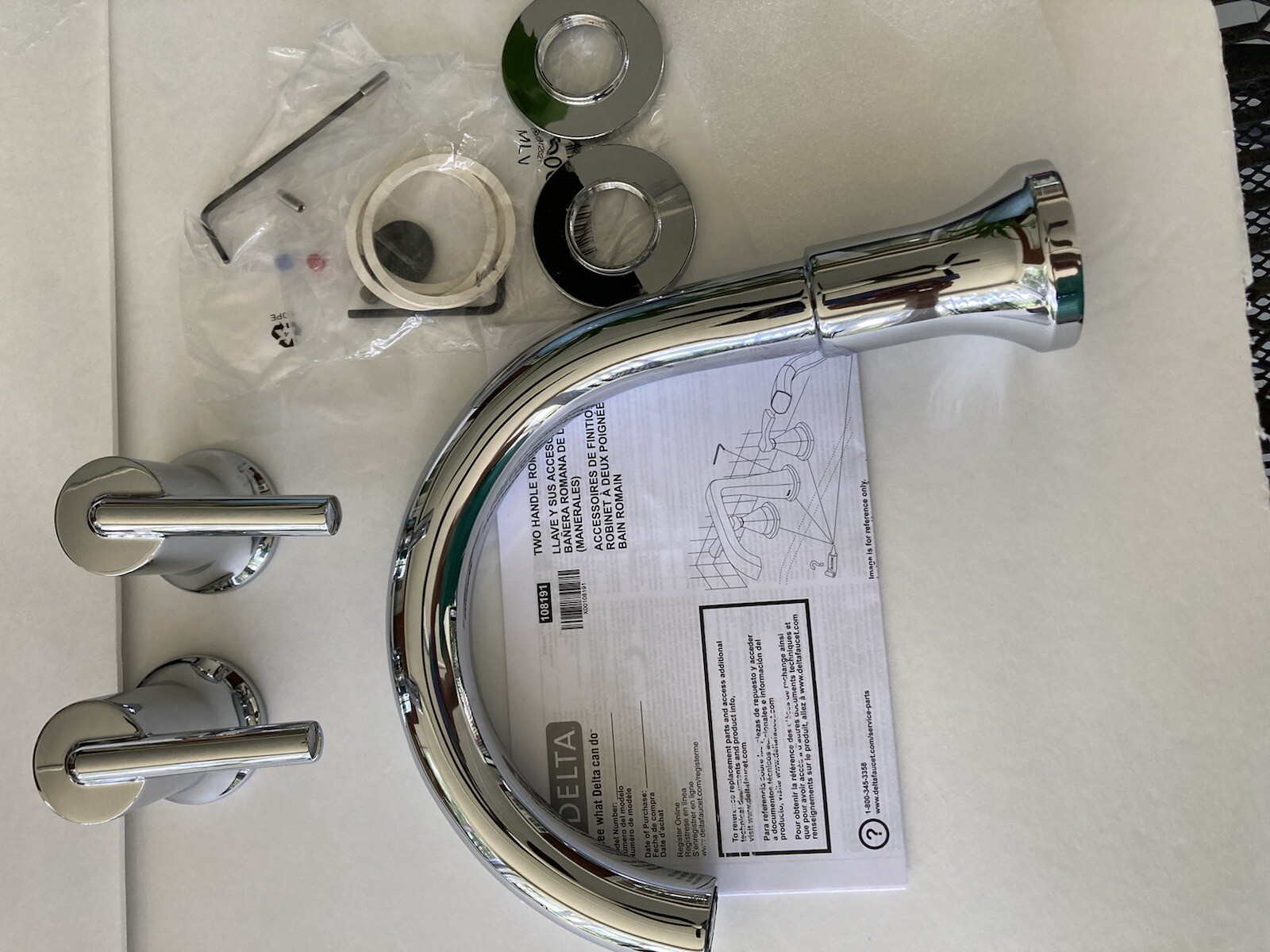 Delta Roman Tub Faucet Chrome Trinsic Model T2759 | Ebay with regard to Caring for Your Delta Trinsic Chrome Finish Long Term Maintenance Tips