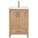 Gela Single Bath Vanity With Ceramic Basin Top Without Mirror - Bed ... throughout Fir Wood Vanity Care and Maintenance Tips