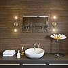 Globe Electric 51736 Alexandria 2-Light Reversable Vanity Light, Matte ... intended for Alexandria 2-Light Matte Brass Reversable Vanity Light