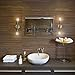 Globe Electric 51736 Alexandria 2-Light Reversable Vanity Light, Matte ... regarding Alexandria 2-Light Matte Brass Reversable Vanity Light
