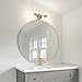 Globe Electric 51736 Alexandria 2-Light Reversable Vanity Light, Matte ... regarding Alexandria 2-Light Matte Brass Reversable Vanity Light