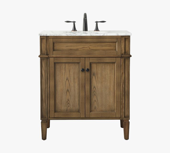 Ilsa 24-30" Single Sink Vanity | Single Sink Bathroom Vanity, Single ... pertaining to Understanding the Features of a Brushed Nickel Vanity Art Bathroom Vanity