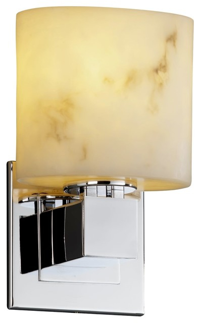 Justice Designs Lumenaria Aero Ada 1-Lt Wall Sconce (No Arms ... for From Classic to Contemporary Exploring Design Options in Chrome Aero Wall Sconces