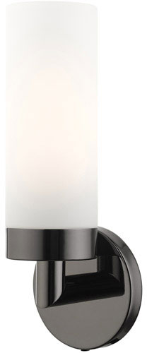 Livex 15071-46 Aero Contemporary Black Chrome Wall Light Sconce - Lvx ... with From Classic to Contemporary Exploring Design Options in Chrome Aero Wall Sconces
