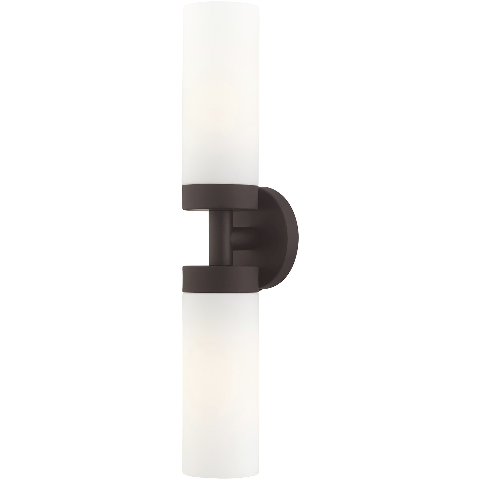Livex 15072-07 Aero 2 Light 19 Inch Bronze Ada Vanity Sconce Wall Light with regard to Maximizing Light and Style: Design Ideas with the Aero 2 Light Sconce