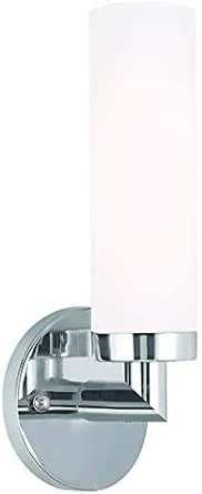 Livex Lighting 10103-05 Aero 1-Light Wall Sconce, Chrome - - Amazon.com throughout Aero Wall Sconce, Chrome
