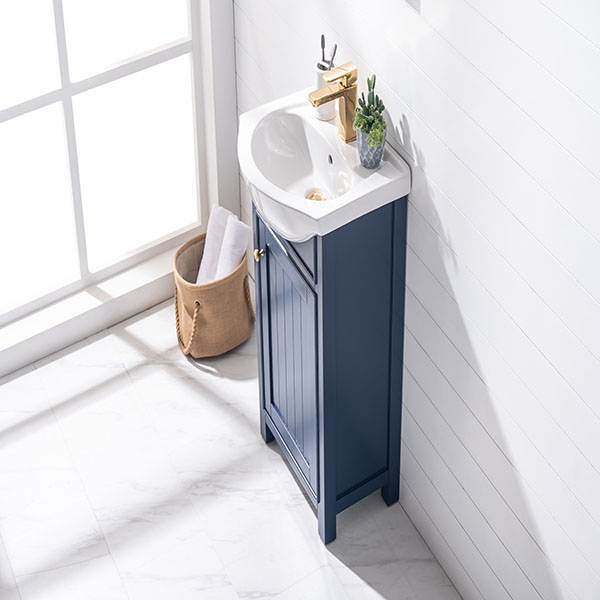 Marian 20" Single Sink Vanity In Blue - Tilelelo in Understanding Space Optimization with a Marian Blue Vanity