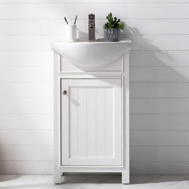 Marian Single Sink Vanity, Blue, 20" - Transitional - Bathroom Vanities ... for Marian 20" Single Sink Vanity, Blue