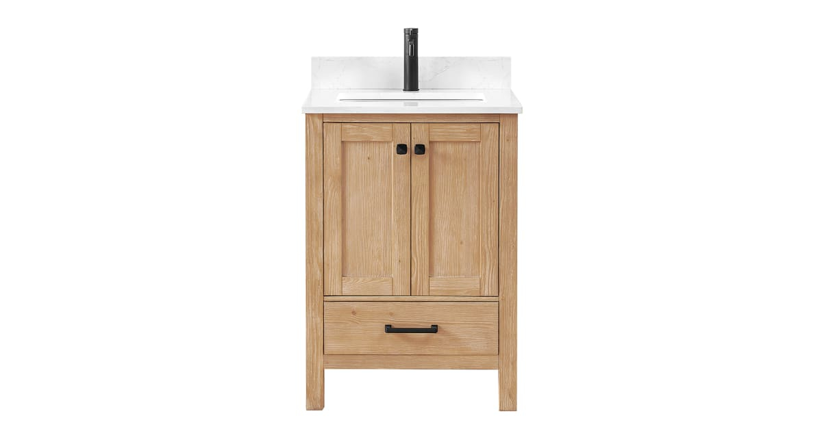 Miseno Mv-Nm-Shan24-Wst-Fn Shannon 24" Free Standing Single Basin ... in Fir Wood Brown Vanities Exploring the Warmth and Durability of Natural Wood