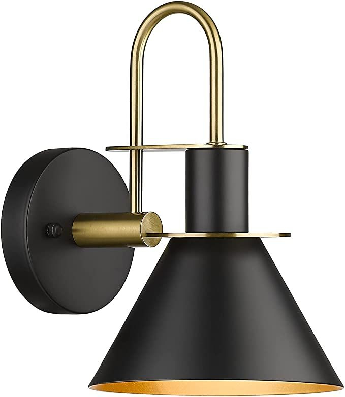 Modern 1 Light Bathroom Vanity Light Fixture, Hwh Industrial Wall ... with regard to Creating a Spa-Like Atmosphere Using the Ali 1 Light Black Vanity Light