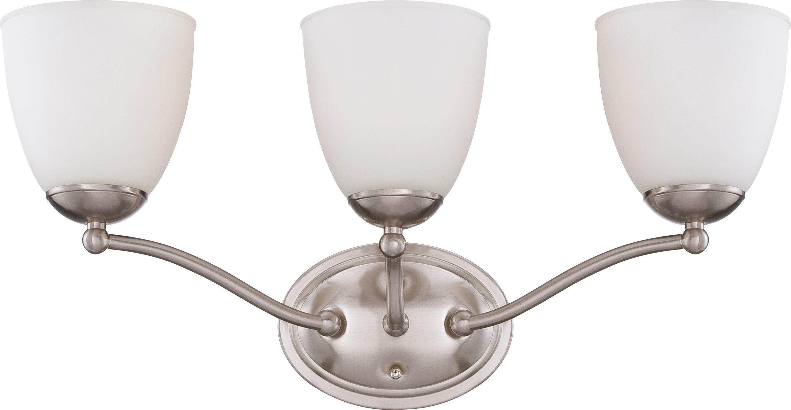 Nuvo Lighting 60/5033 Patton 3 Light Vanity Fixture With Frosted Glass with regard to Maximizing Style and Functionality with the Allie 3-Light Vanity Fixture
