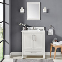 Ove Decors Kansas 18" Single Sink Vanity With Countertop, 30 ... within Ove Decors Kansas 18" Single Sink Vanity With Countertop, Midnight Blue, 30 In.