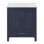 Ove Decors Kansas 18" Single Sink Vanity With Countertop - Transitional ... in Ove Decors Kansas 18" Single Sink Vanity With Countertop, Midnight Blue, 30 In.