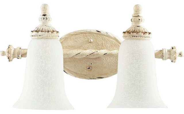Quorum Alameda 2-Light Bathroom Lighting Fixture, Persian White ... throughout Maintenance and Care Tips for Your Alameda 3-Light Vanity Fixture