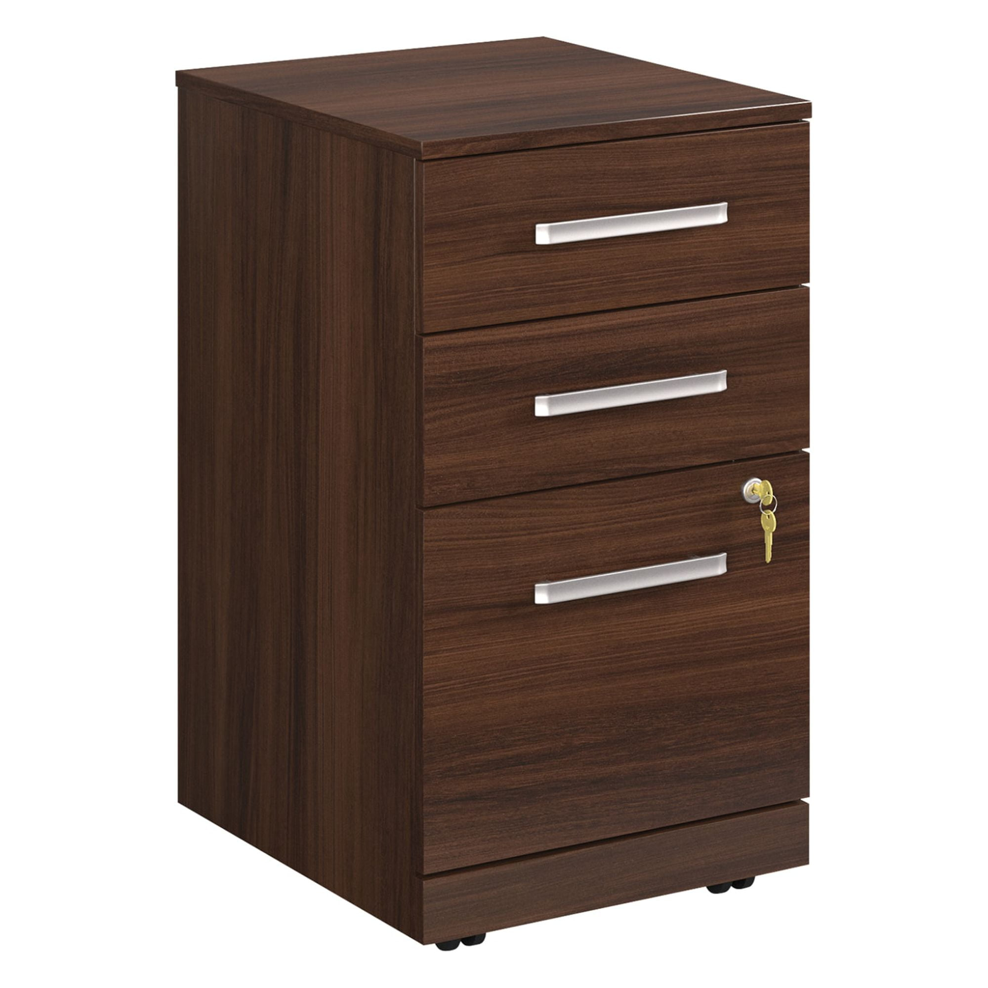 Sauder Affirm Engineered Wood 3-Drawer Mobile Filing Cabinet In Noble ... with Affirm Lateral File Noble Elm