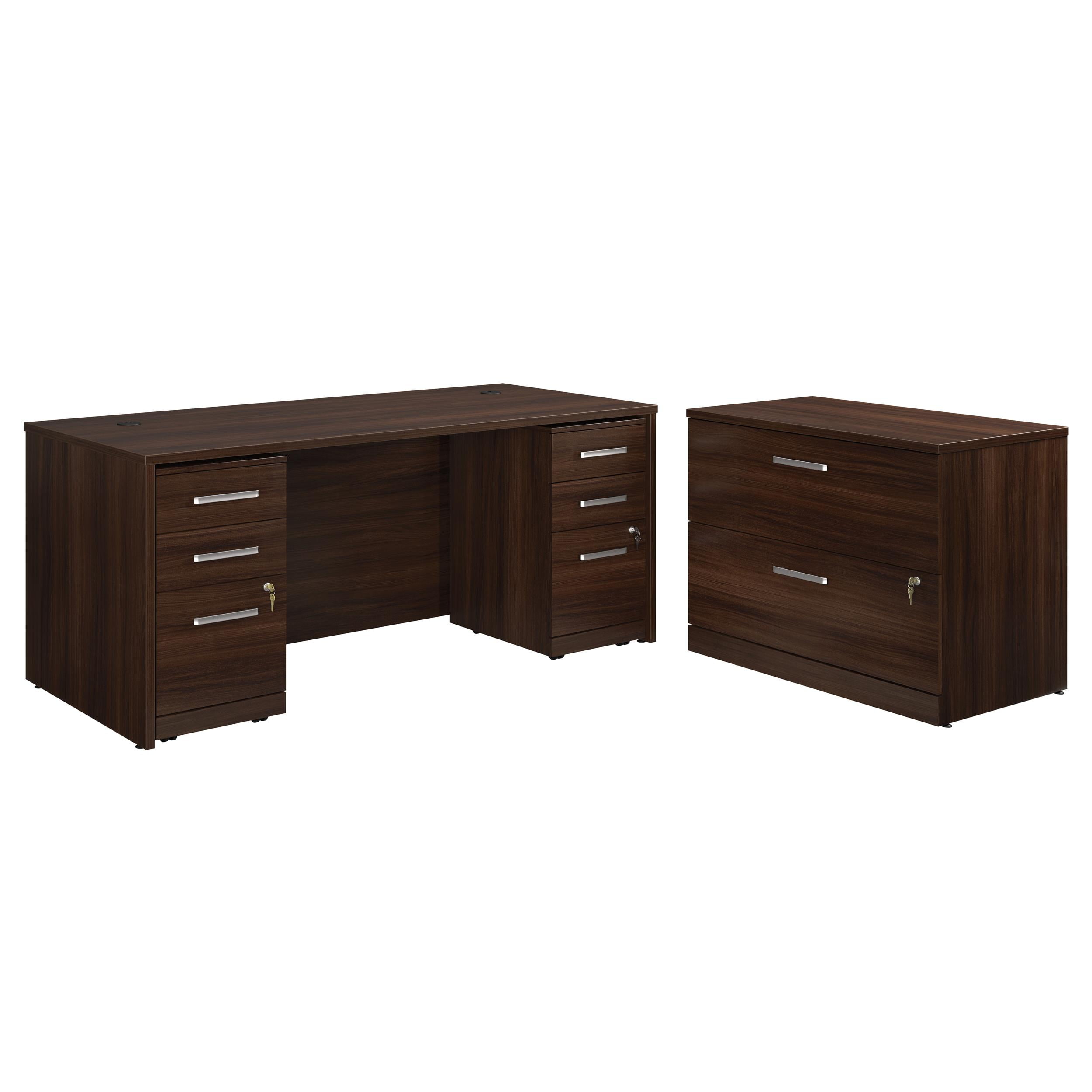 Sauder Affirm Engineered Wood Desk/Mobile File/Lateral File Bundle In ... with regard to Affirm Lateral File Noble Elm
