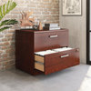 Sauder Affirm Engineered Wood Lateral File In Hudson Elm/Brown ... regarding Affirm Lateral File Noble Elm