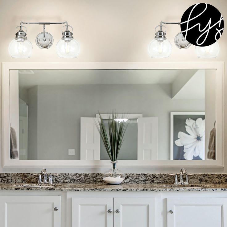 Shirley 2-Light Vanity Light - Chrome - Metal / Bubbled Glass | Led ... inside Albany 2-Light Vanity Light, Chrome