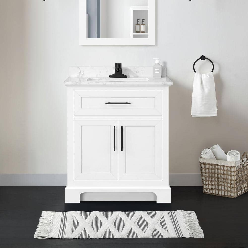 Single White Bathroom Vanity With Sink | Corona.dothome.co.kr regarding Beyond the Basics Exploring Features of White Bathroom Vanities