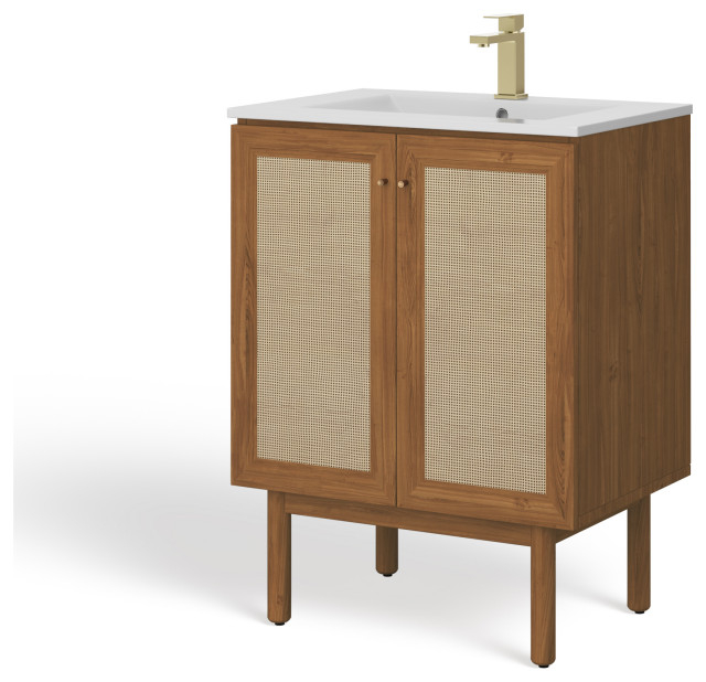 The Hanalei Bathroom Vanity, 24" - Tropical - Bathroom Vanities And ... pertaining to Small Space, Big Style Maximizing Functionality with the Hanalei 24-Inch Vanity