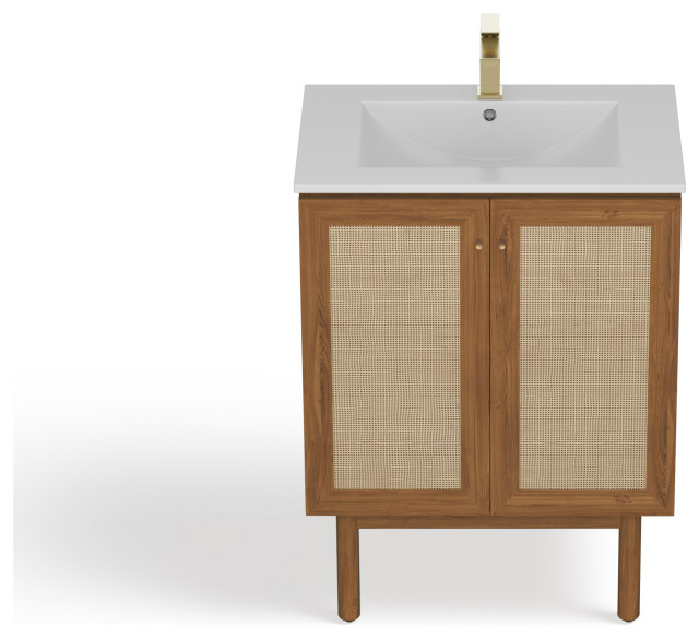 The Hanalei Bathroom Vanity, 24" - Tropical - Bathroom Vanities And ... within Small Space, Big Style Maximizing Functionality with the Hanalei 24-Inch Vanity