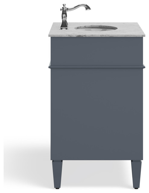 The Iris Bathroom Vanity, 32" - Transitional - Bathroom Vanities And ... inside The Iris Bathroom Vanity, Gray, 32", Single Sink, Freestanding