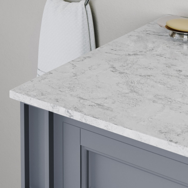 The Iris Bathroom Vanity, 32" - Transitional - Bathroom Vanities And ... pertaining to Comparing Bathroom Vanity Styles Considering the Iris Model