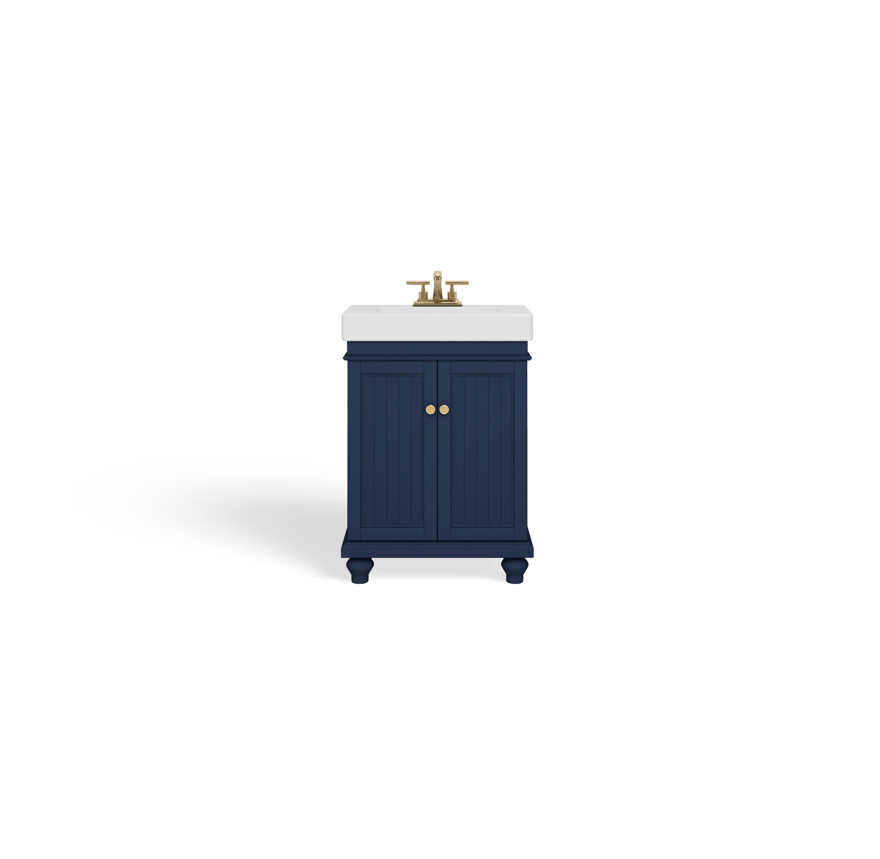 The Monroe Bathroom Vanity, 24" - Traditional - Bathroom Vanities And ... intended for The Monroe Bathroom Vanity, Single Sink, 24", Blue, Freestanding