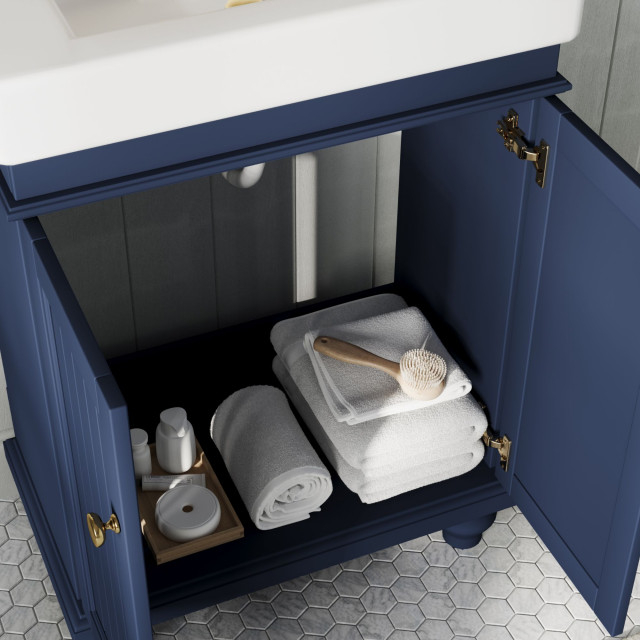 The Monroe Bathroom Vanity, 24" - Traditional - Bathroom Vanities And ... regarding The Monroe Bathroom Vanity, Single Sink, 24", Blue, Freestanding