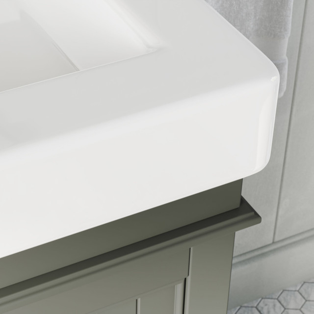 The Monroe Bathroom Vanity, 24" - Traditional - Bathroom Vanities And ... regarding The Monroe Bathroom Vanity, Single Sink, 24", Pewter Green, Freestanding