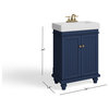 The Monroe Bathroom Vanity, 24" - Traditional - Bathroom Vanities And ... within The Enduring Appeal A Deep Dive into the Design of the Monroe Vanity