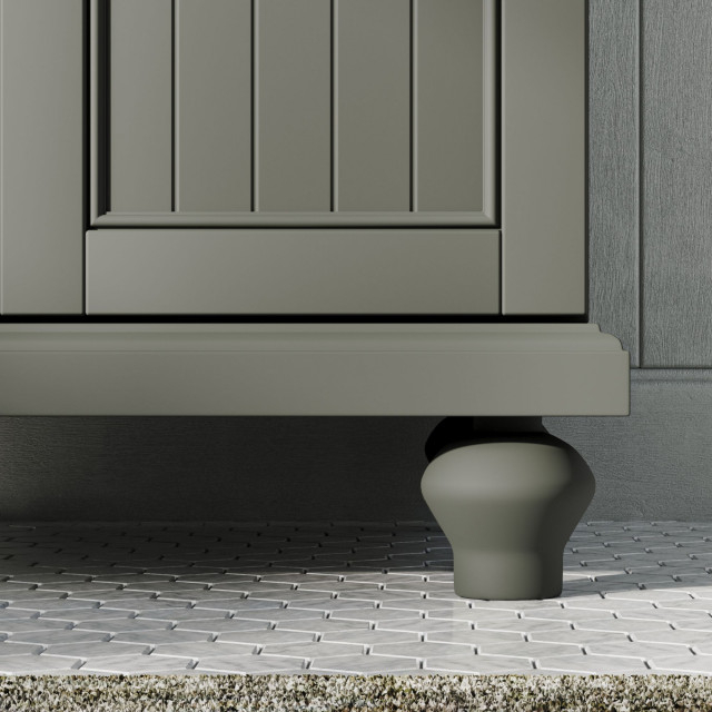 The Monroe Bathroom Vanity, 24" - Traditional - Bathroom Vanities And ... within The Monroe Bathroom Vanity, Single Sink, 24", Pewter Green, Freestanding